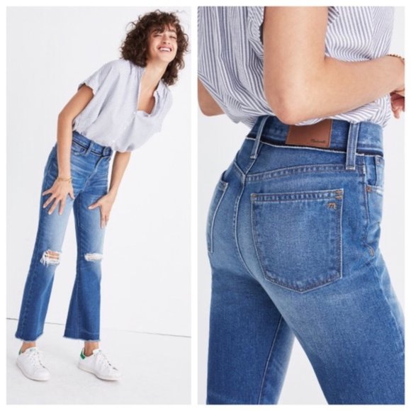 madewell retro crop bootcut